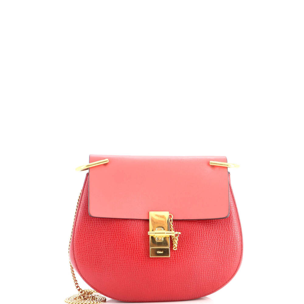 Chloe Small Drew Crossbody Bag Leather